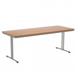 Klapptisch, 200x80 cm (B/T), 72 cm hoch, T-Fuß, 